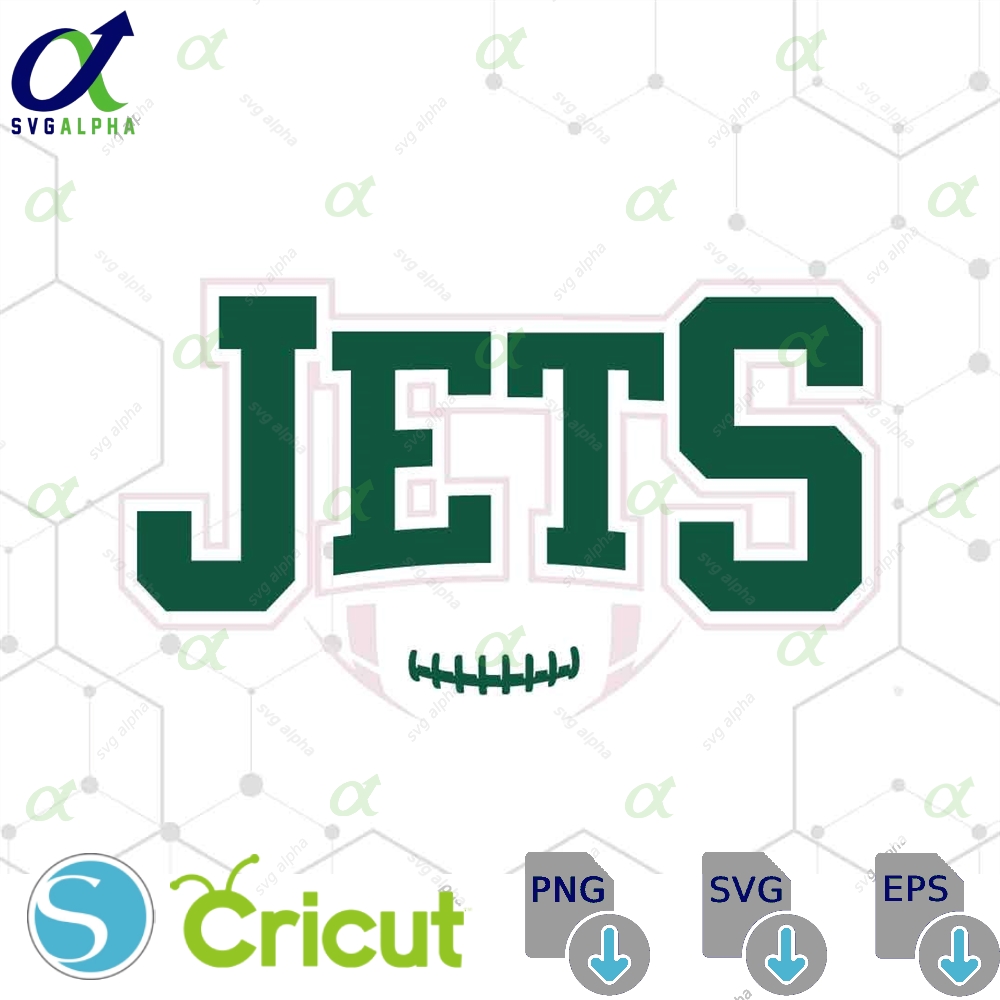 Jets Football Svg Png Football Svg Sports Svg Football Shirt Jets Mascot Svg Falcons Cheer Svg Sublimation Designs